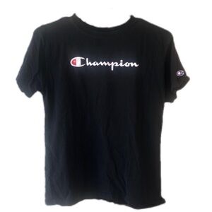 Champion black and white t-shirt